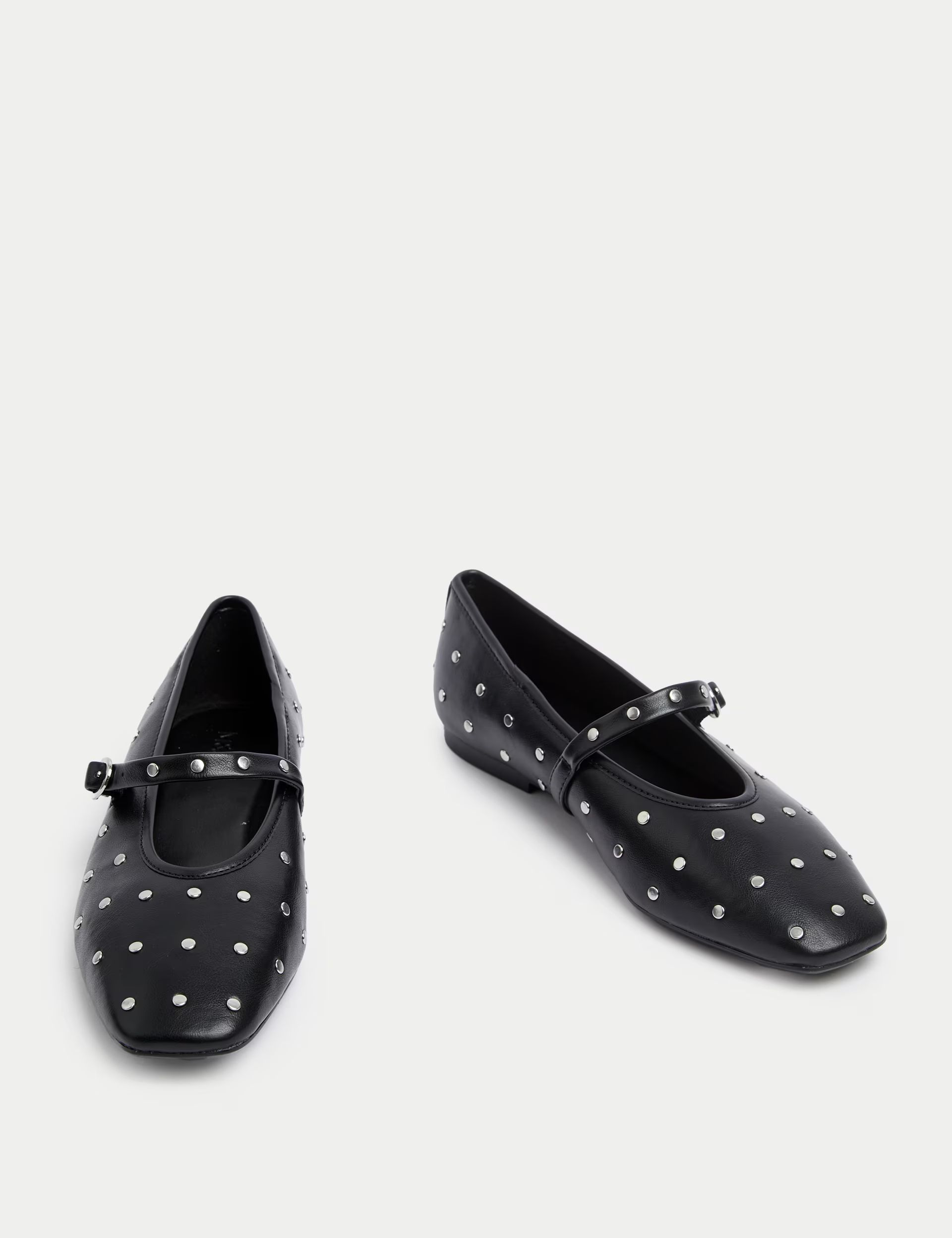 Studded Buckle Flat Ballet Pumps | Marks & Spencer (UK)