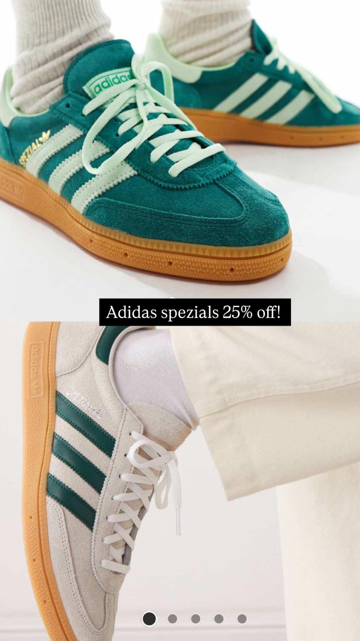 Adidas spezials 25% off!