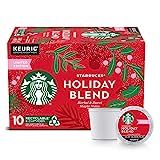 Starbucks K-Cup Coffee Pods—Medium Roast Coffee—Holiday Blend—100% Arabica—Limited Edition—1 box (10 | Amazon (US)