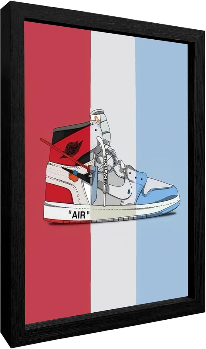 jenesaisquoi Hypebeast Room Decor Frame AJ Wall Art for Teen Boy Room Decor Michael Jordan Poster... | Amazon (US)