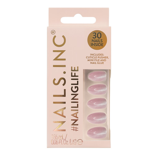 NailingLife Kylie Coded Pink Cat-Eye Press-On Nails | Ulta
