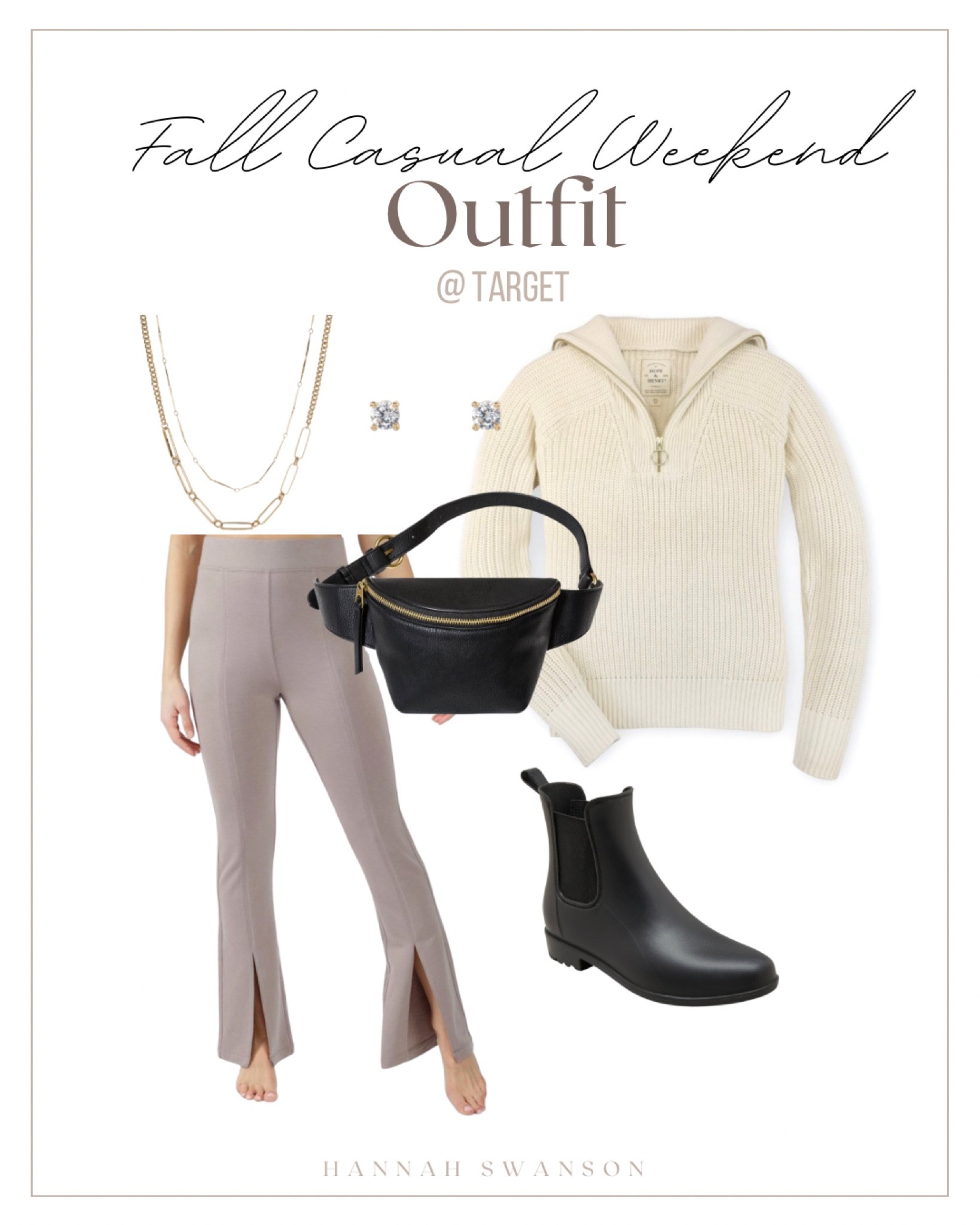 Timeless & Simple fall casual and comfy look for a coffee date or grocery shopping over the weekend. All items found at Target.

#LTKunder50 #LTKstyletip #LTKSeasonal