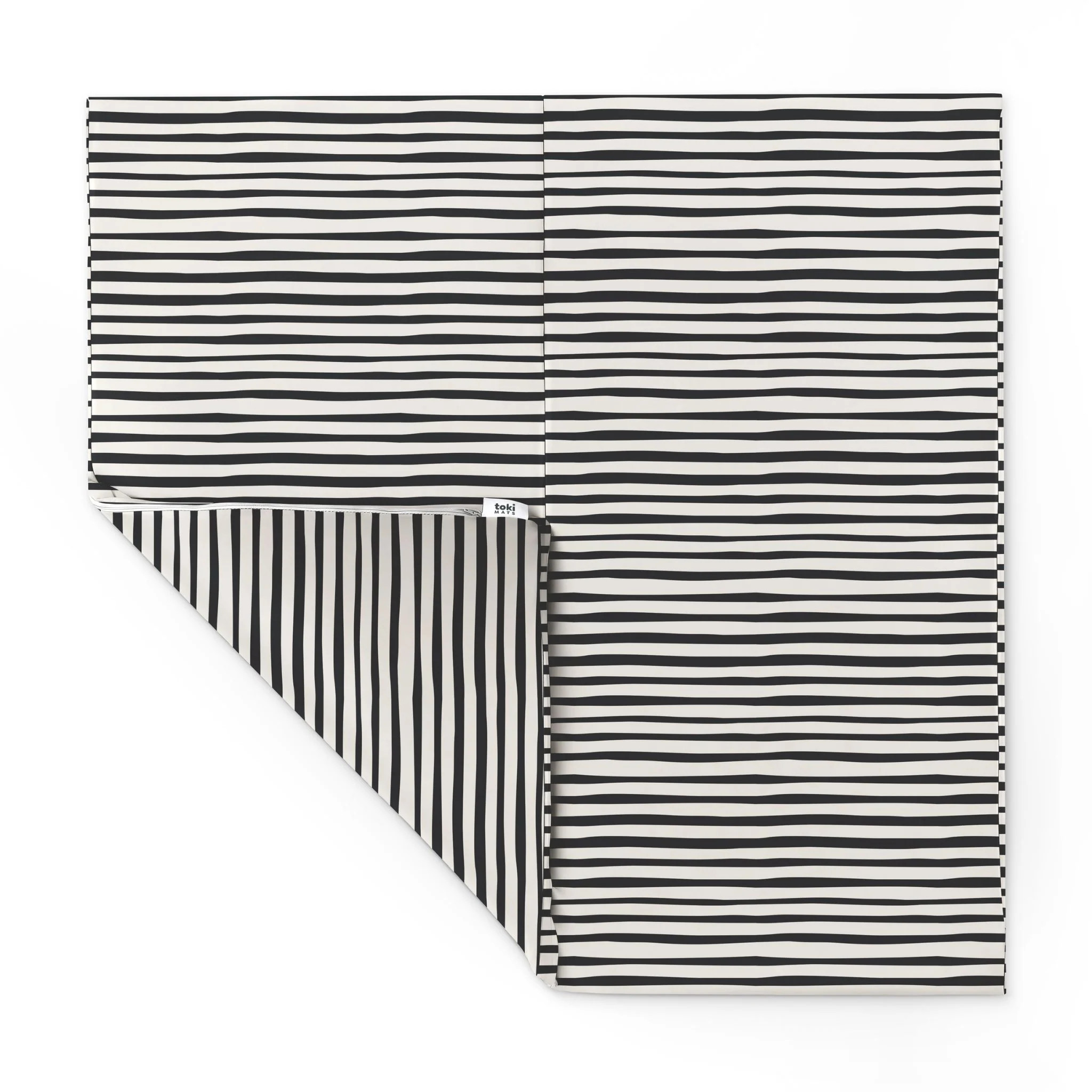 Bold Stripe Vegan Leather Mat | Toki Mats