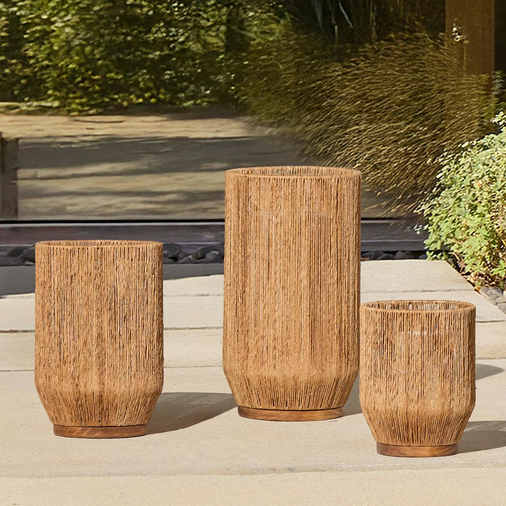 Lena Raffia Lanterns | West Elm (US)