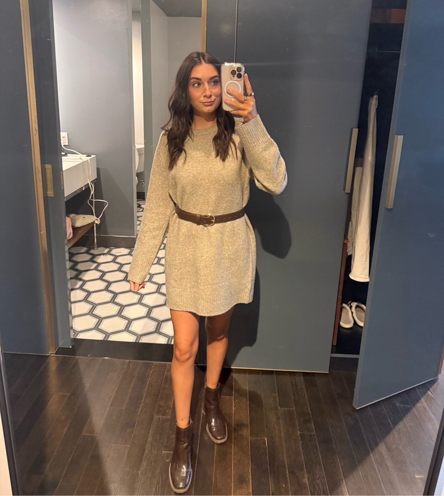 what i wore to day one of the ltk annual kickoff - loving this abercrombie sweater dress !!

#LTKSaleAlert #LTKFindsUnder100 #LTKWorkwear