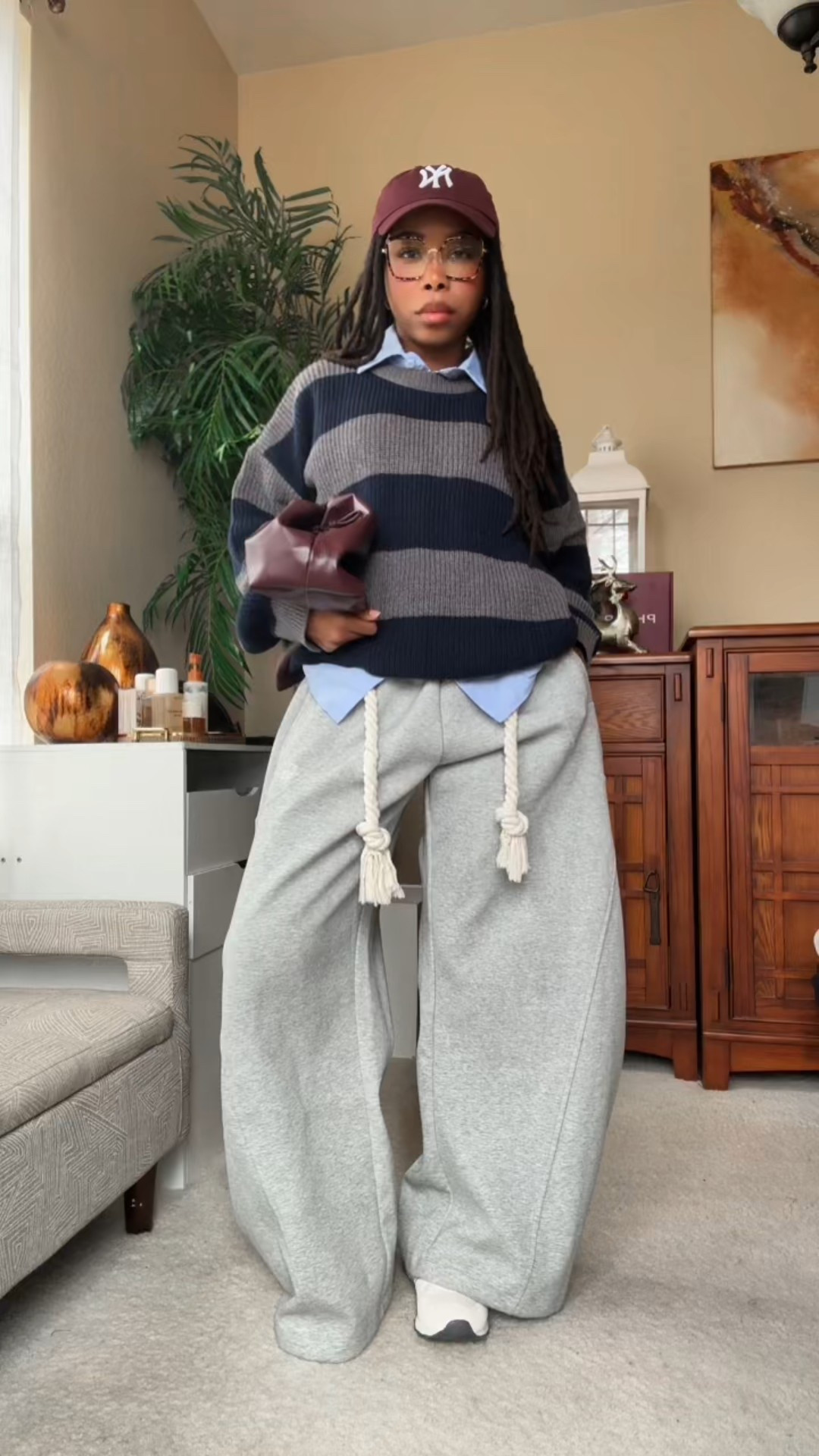 I love a preppy casual look ♥️. I dress these sweatpants in so many different ways ♥️.

#LTKootd #LTKOver40 #LTKgrwm