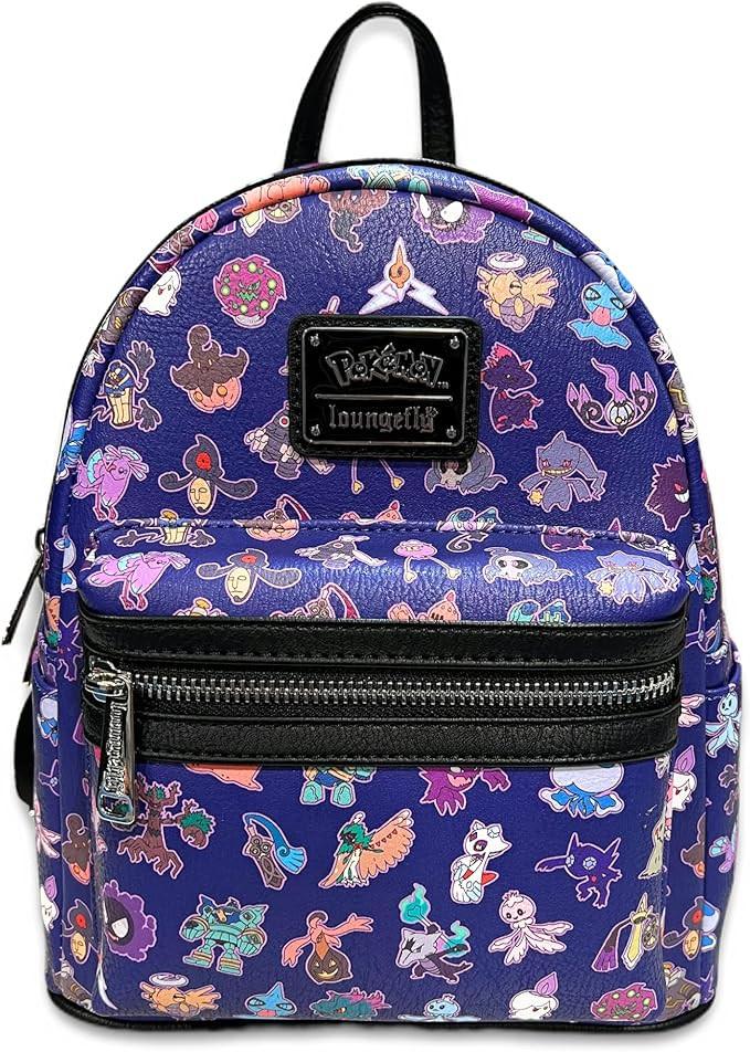 Loungefly GT Exclusive Pokemon Ghost Type AOP Mini Backpack | Amazon (US)