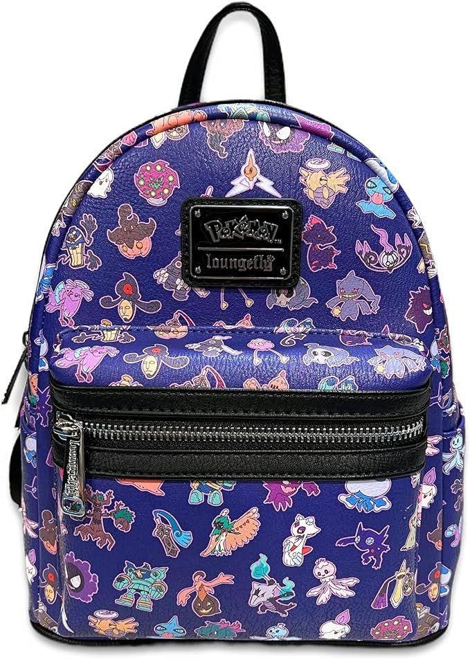 Loungefly GT Exclusive Pokemon Ghost Type AOP Mini Backpack | Amazon (US)