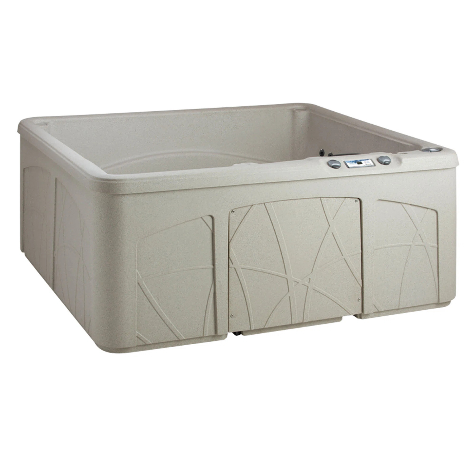 Lifesmart Spas LS350DX 110 Volt 5-Person 28-Jet Rectangle Plug and Play Hot Tub with Ozonator & R... | Wayfair North America