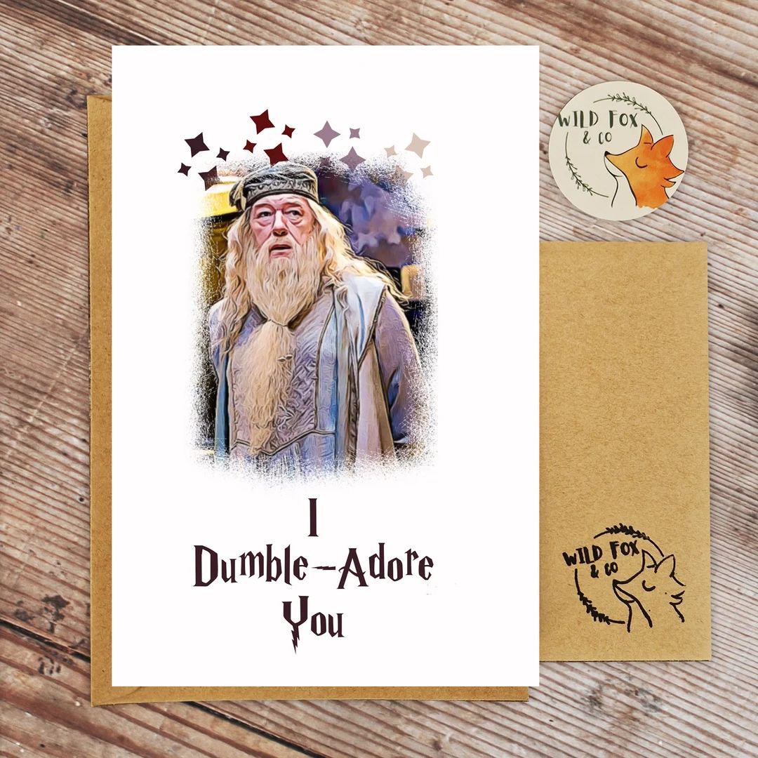 Dumble-adore You I Harry Potter Card for All Occasions - Etsy | Etsy (US)