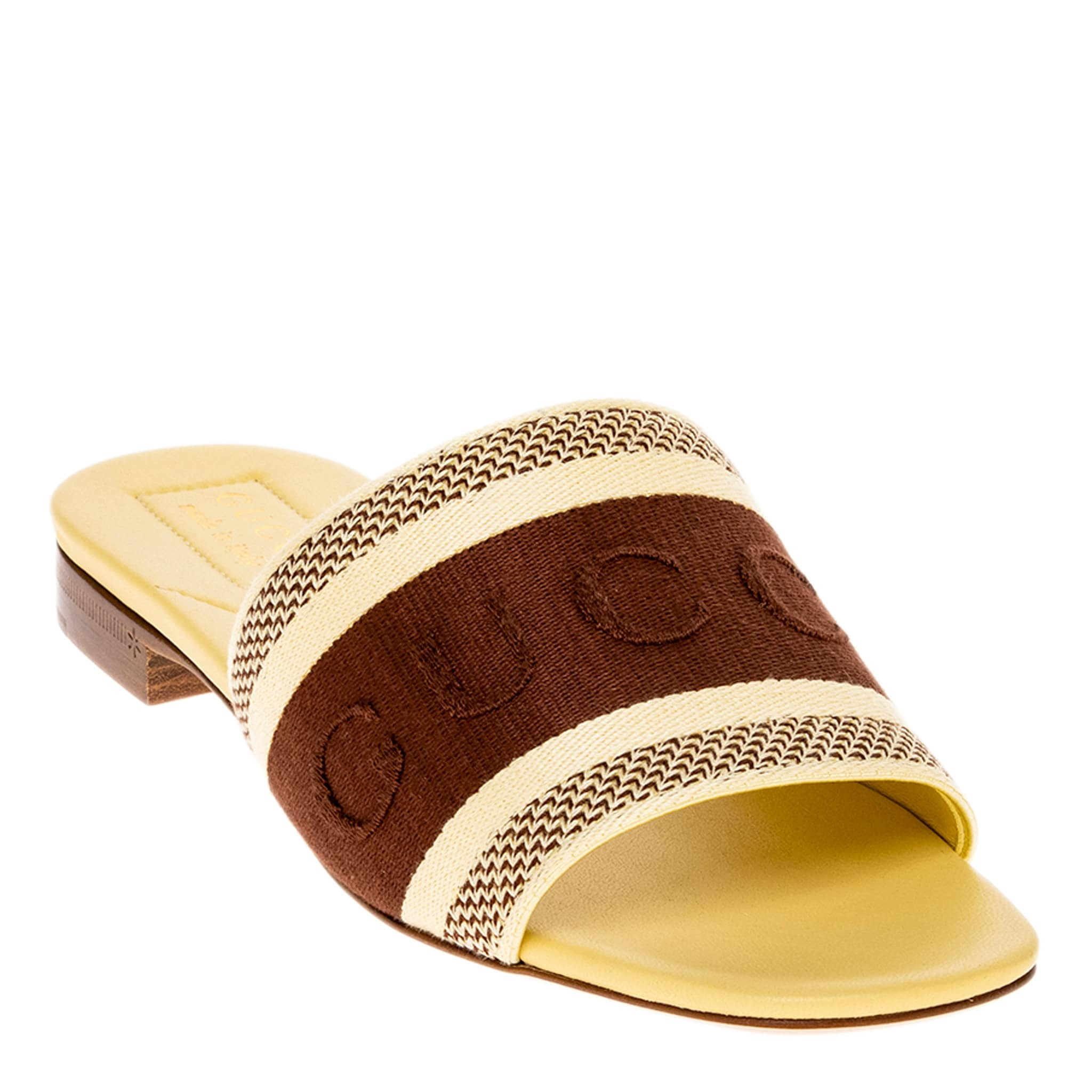 Gucci Slide Sandals with Web | Overstock