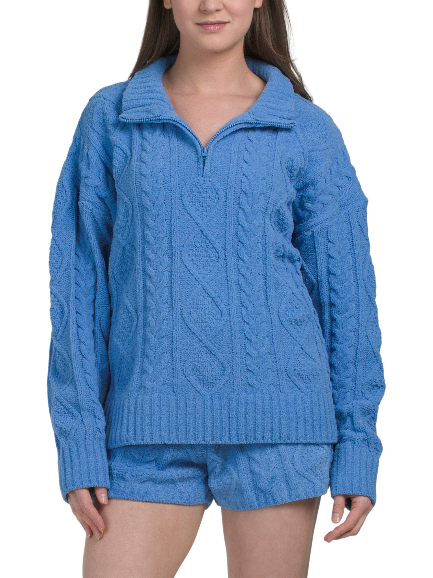 Long Sleeve Cozy Chenille Cable Knit Sweater | Women | Marshalls | Marshalls