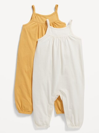 Sleeveless Jersey-Knit Jumpsuit 2-Pack for Baby | Old Navy (US)