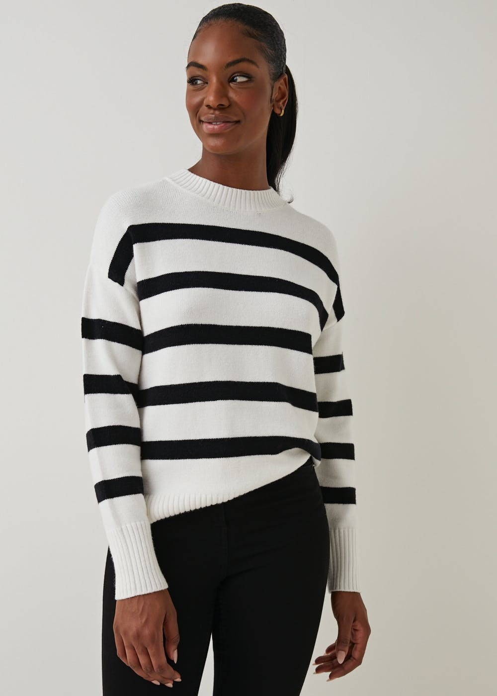 White Stripe Jumper – Multi | Matalan (UK)