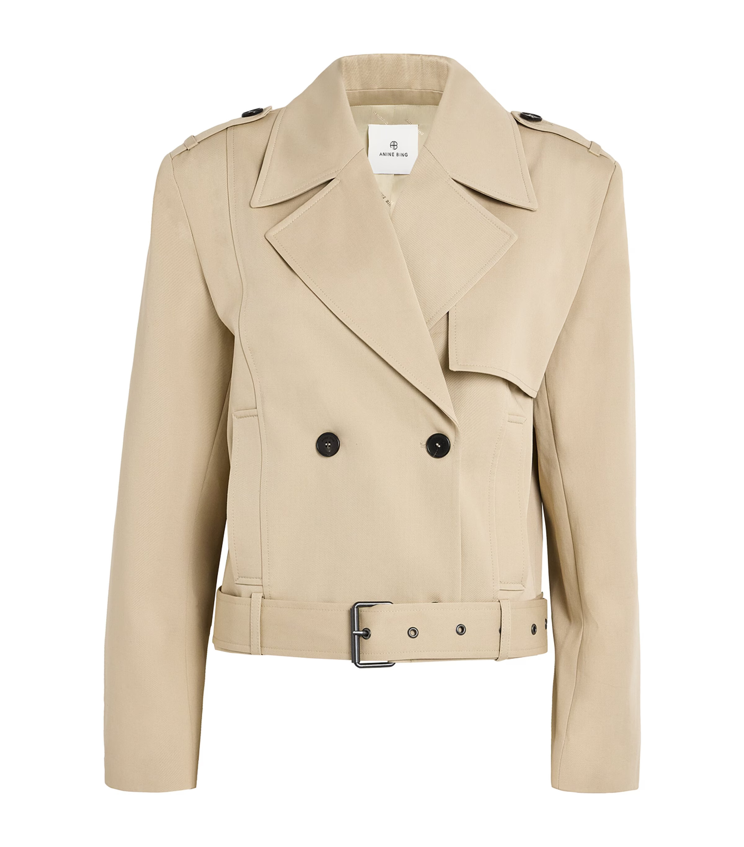 Anine Bing Greer Trench Short Jacket | Harrods (US)