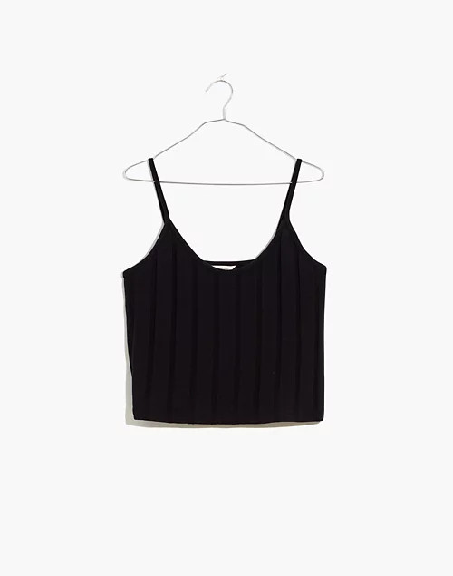 Plus Ribbed Sweater-Knit Anytime Cami Top | Madewell