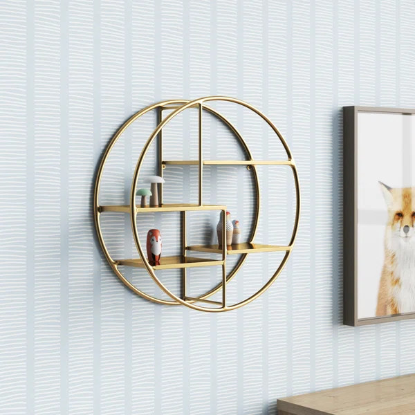 Rachelle 4 Piece Circle Metal Accent Shelf | Wayfair North America