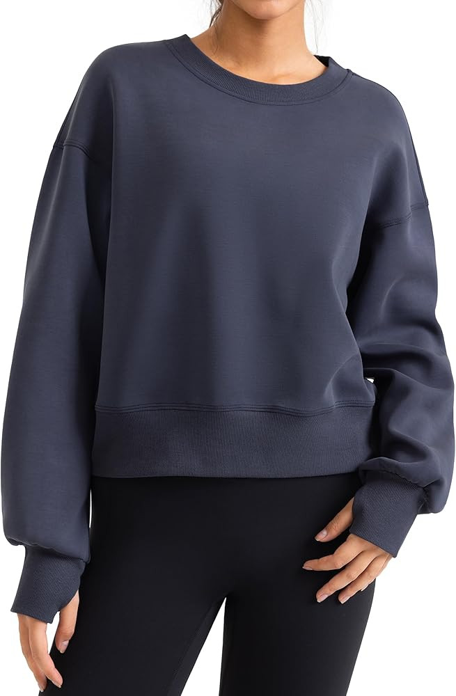 Colorfulkoala Velvra Modal Fleece Lined Pullover - Women's Soft & Warm Lounge Sweatshirt, Stylish... | Amazon (US)