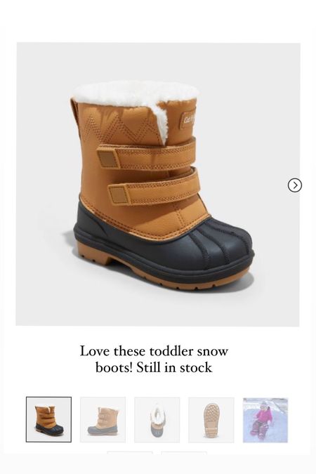 Toddler snow boots 

#LTKkids #LTKSeasonal #LTKfamily