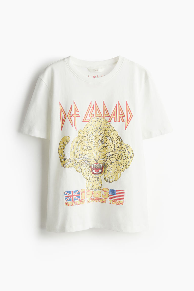 T-shirt with Motif | H&M (US + CA)