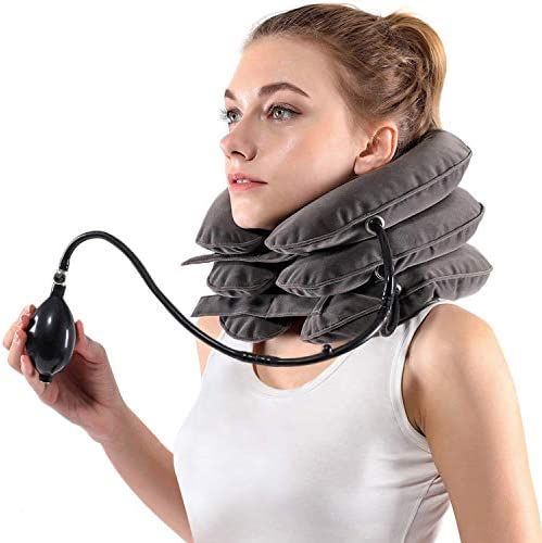 S Cervical Neck Traction Device for Instant Neck Pain Relief - Inflatable & Adjustable Neck Stret... | Amazon (US)