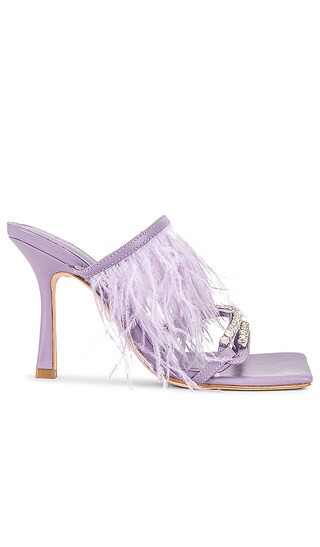 Feather Heel in Purple | Revolve Clothing (Global)