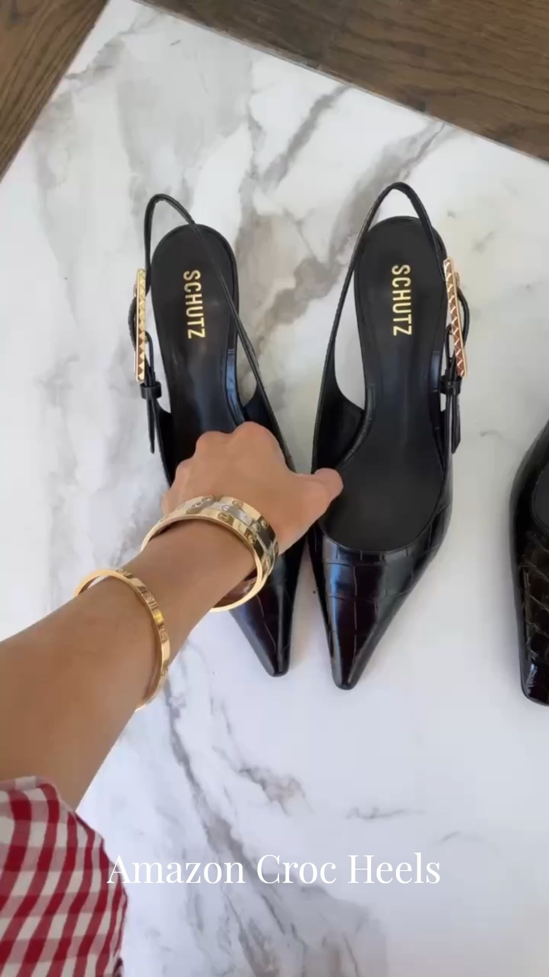 Save or Splurge Croc Heels edition! 
$30 vs $148!!! 

Splurge vs save, Schutz, Amazon fashion, Amazon finds, kitten heel, croc heel, black heel, good heel, fall shoe, fall heel, Emily Ann Gemma 

#LTKSeasonal #LTKmomlife #LTKSaleAlert