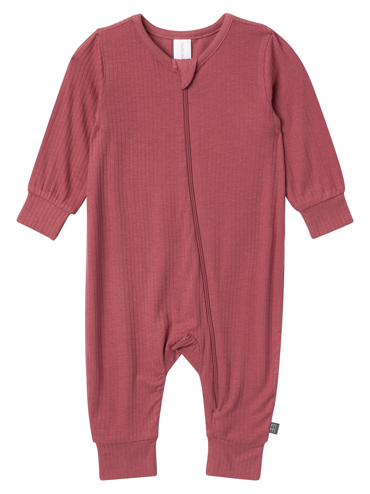 Modern Moments by Gerber Baby Neutral S uper Soft Long Sleeve Coverall, Sizes Newborn - 12 Months | Walmart (US)