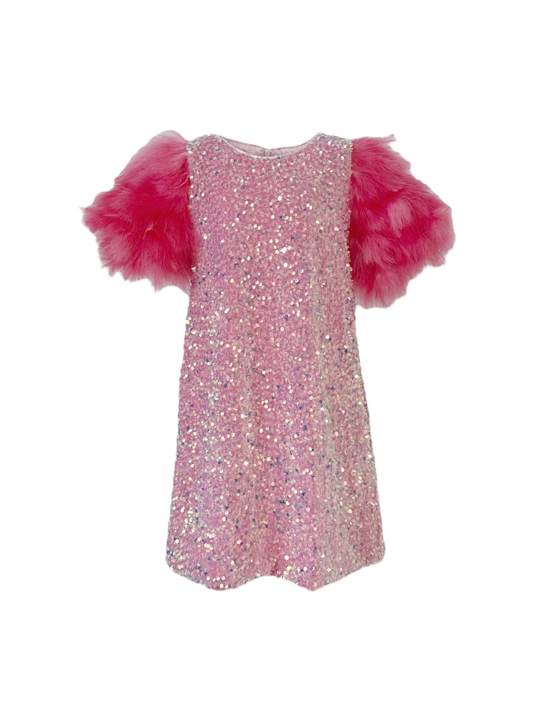 Rose Feather Party Dress | Lola + The Boys