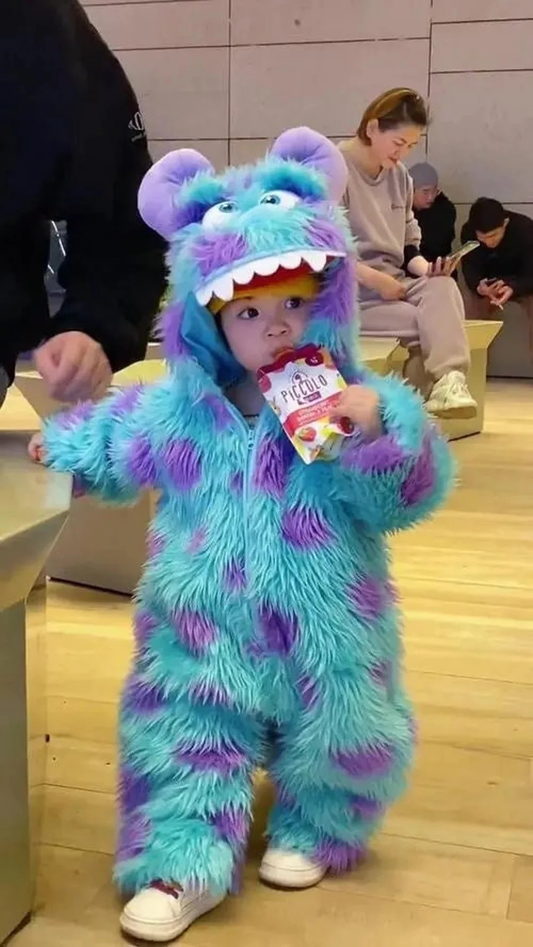 FURRY SULLEY MONSTER Inc Kids Costume Monster Inc Toddler Costume Halloween Warm and Soft Costume... | Etsy (US)