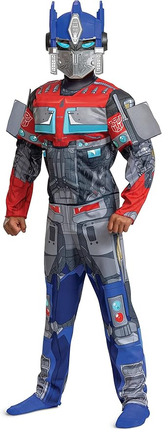 Disguise Optimus Prime Muscle Costume for Kids, Official Transformers Rise of the Beasts Padded C... | Amazon (US)