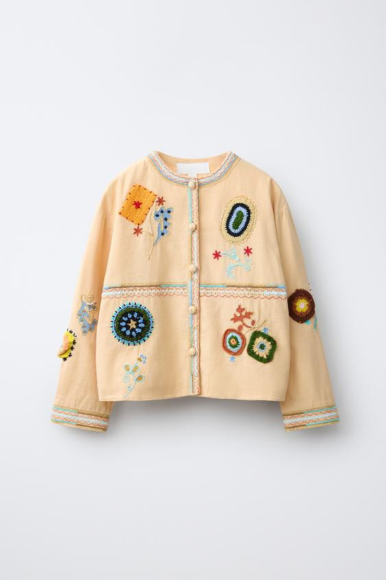 EMBROIDERED OVERSHIRT | Zara US