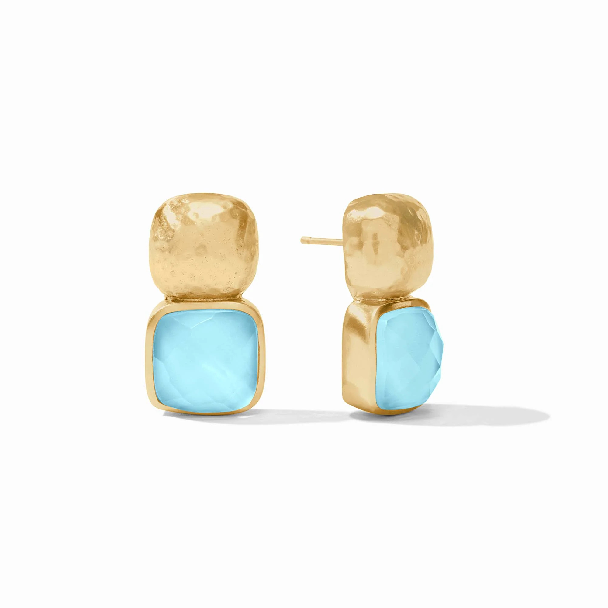 Catalina Gold Gemstone Earrings | Julie Vos | Julie Vos