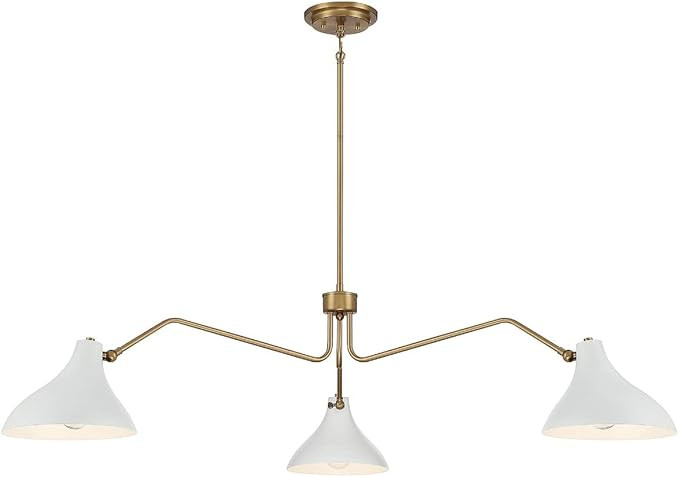 FR7019WHNB Hanging Vintage 3-Light Pendant, Pendant Lights Kitchen Island, Industrial LED Light F... | Amazon (US)