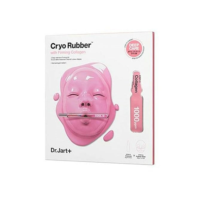 Dr.Jart Dermask Cryo Rubber Facial Mask Pack (4 Types) NEW UPGRADE Ampoule + Rubber Mask 2 Step K... | Amazon (US)