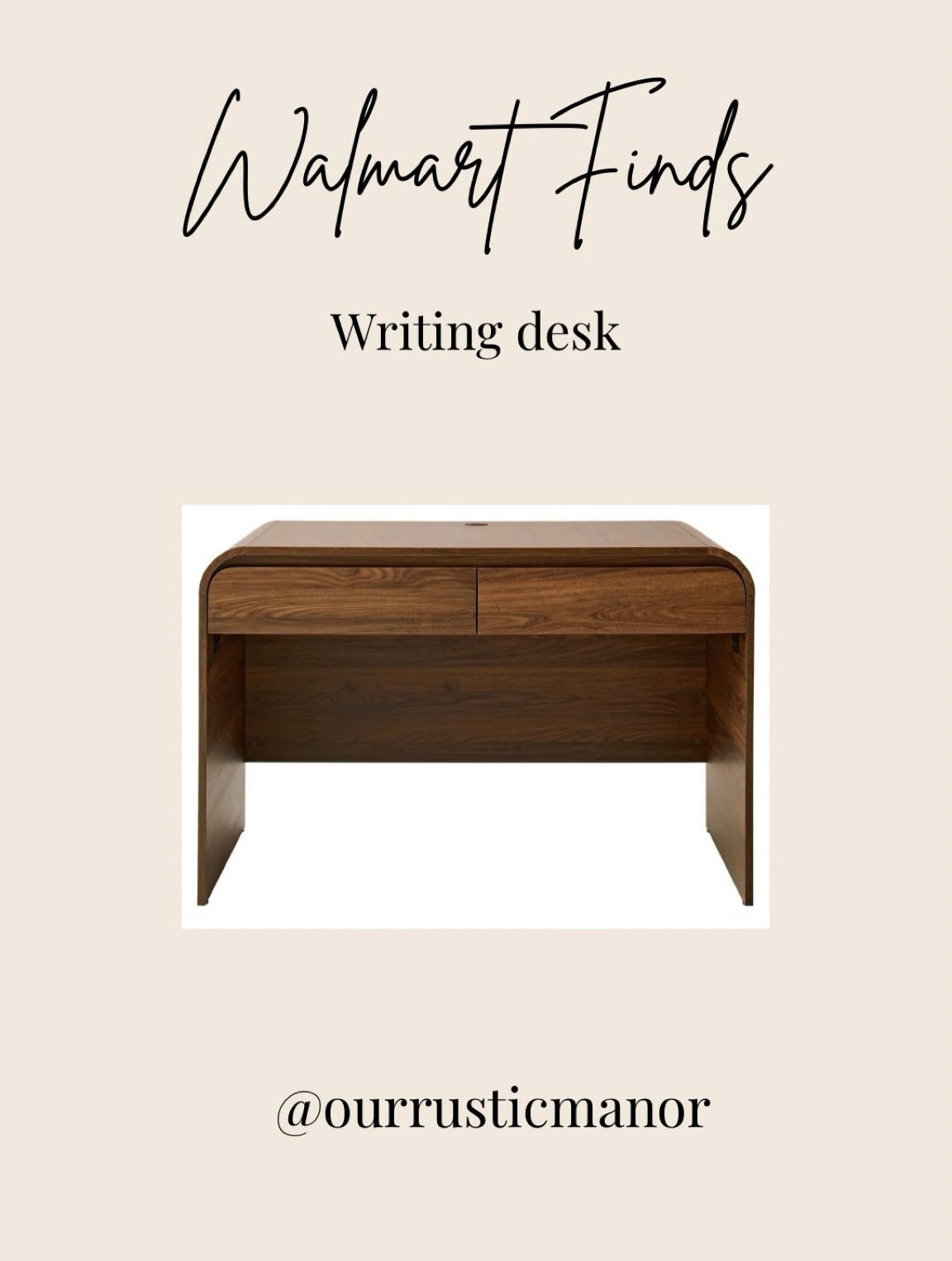 Walmart find! Writing desk!

#LTKHome