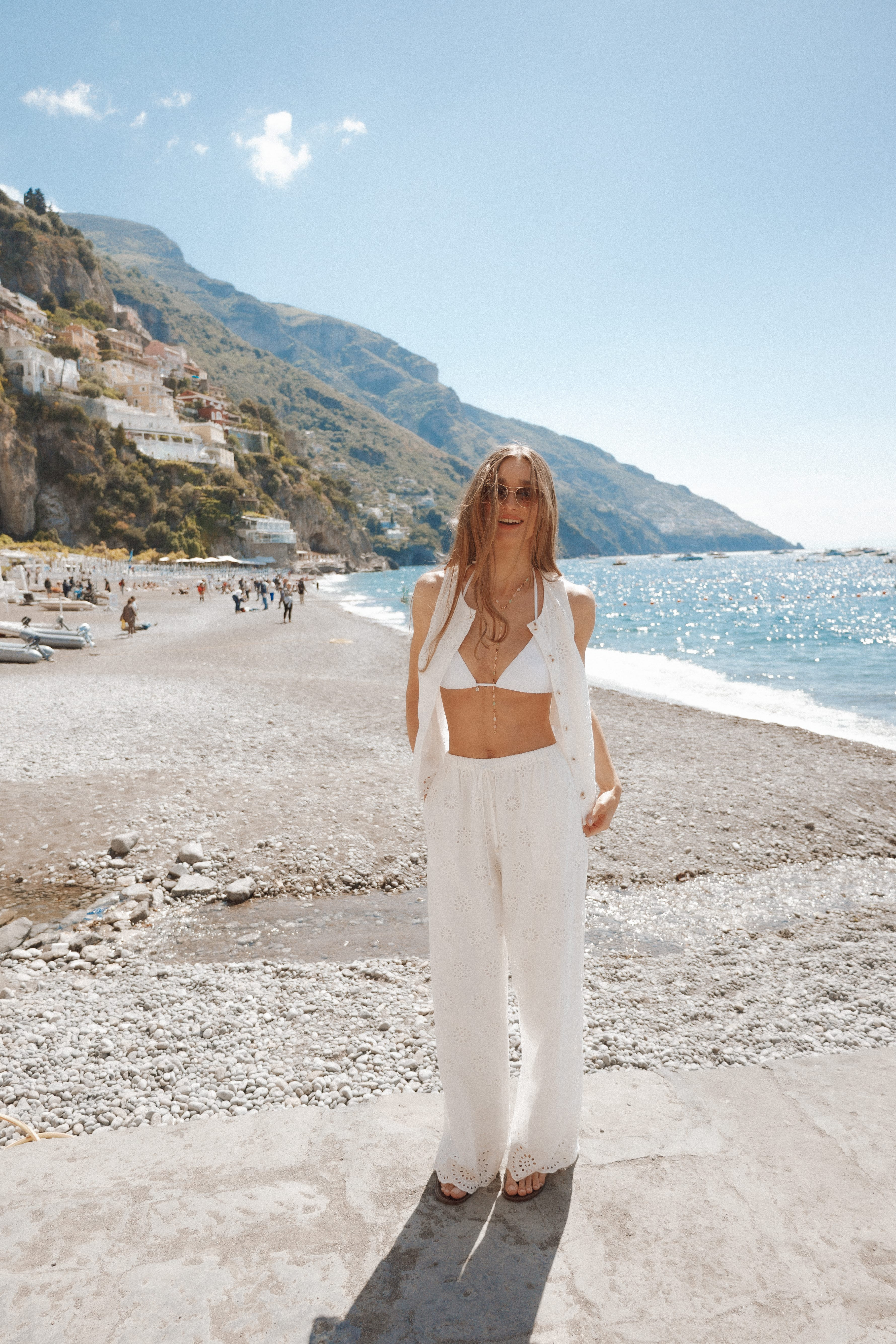 Wren Pant - White Broderie | Petal & Pup (US)