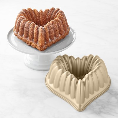 Nordic Ware Cast Aluminum Elegant Heart Bundt Pan | Williams-Sonoma