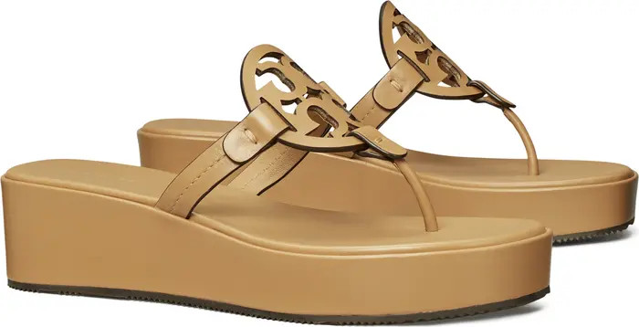 Miller Platform Wedge Thong Sandal (Women) | Nordstrom