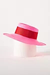 Hot Pink Trimmed Boater | Anthropologie (US)