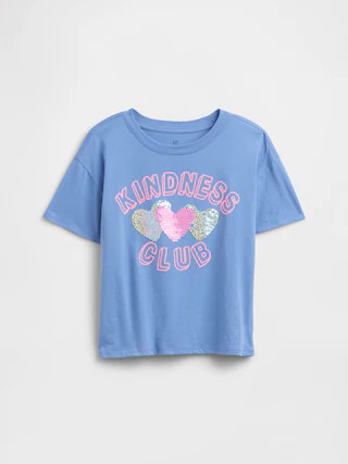 Kids Oversized Graphic T-Shirt | Gap Factory