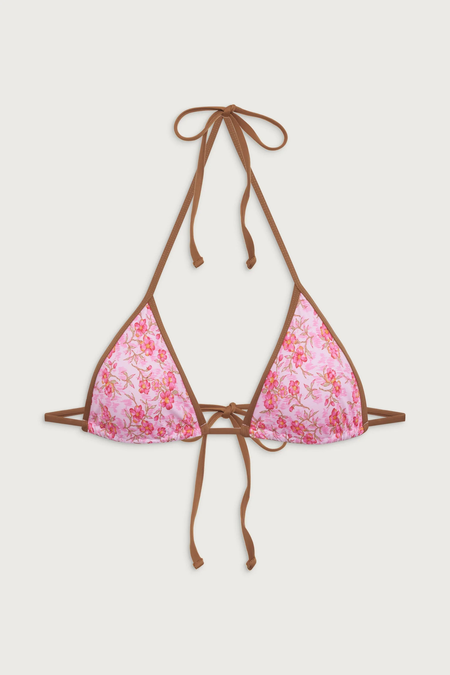 Nick Floral Triangle Bikini Top | Frankies Bikinis