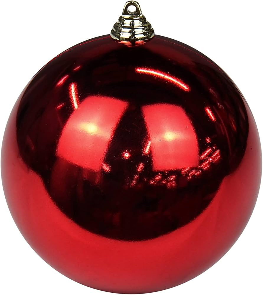 Christmas Ornaments Balls 7.1" Large Christmas Decorations Xmas Tree Shatterproof Big Red Christm... | Amazon (US)