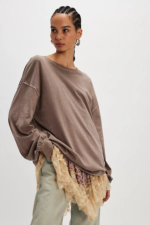 We The Free Perfect Oversized Long Sleeve Top | Free People (Global - UK&FR Excluded)
