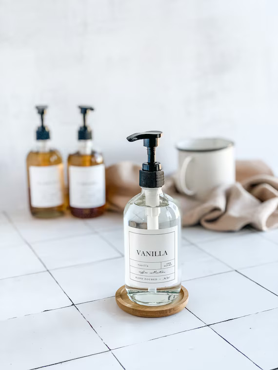 APOTHECARY Coffee Syrup Bottle  8oz or 16oz  Refillable | Etsy | Etsy (US)