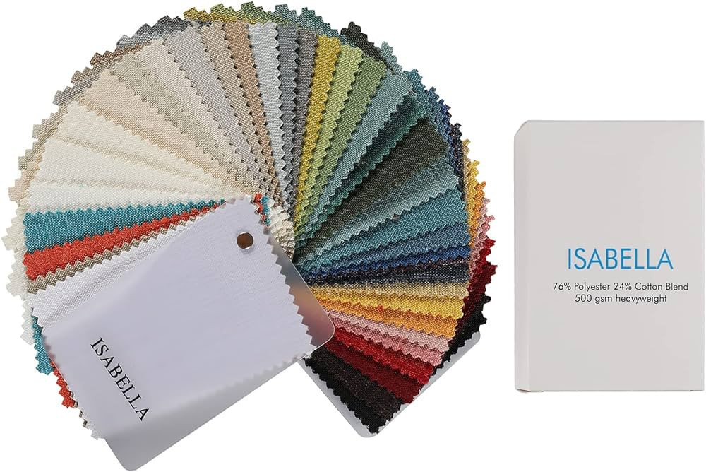 TWOPAGES Isabella Swatches Cotton Polyester Blend Fabric Samples | Amazon (US)