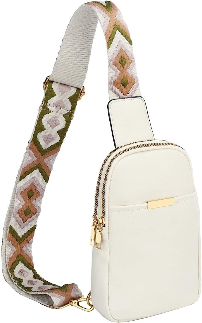 KKXIU Small Sling Bag for Women Crossbody Trendy Fanny Packs Vegan Leather Mini Cell Phone Teenage P | Amazon (US)