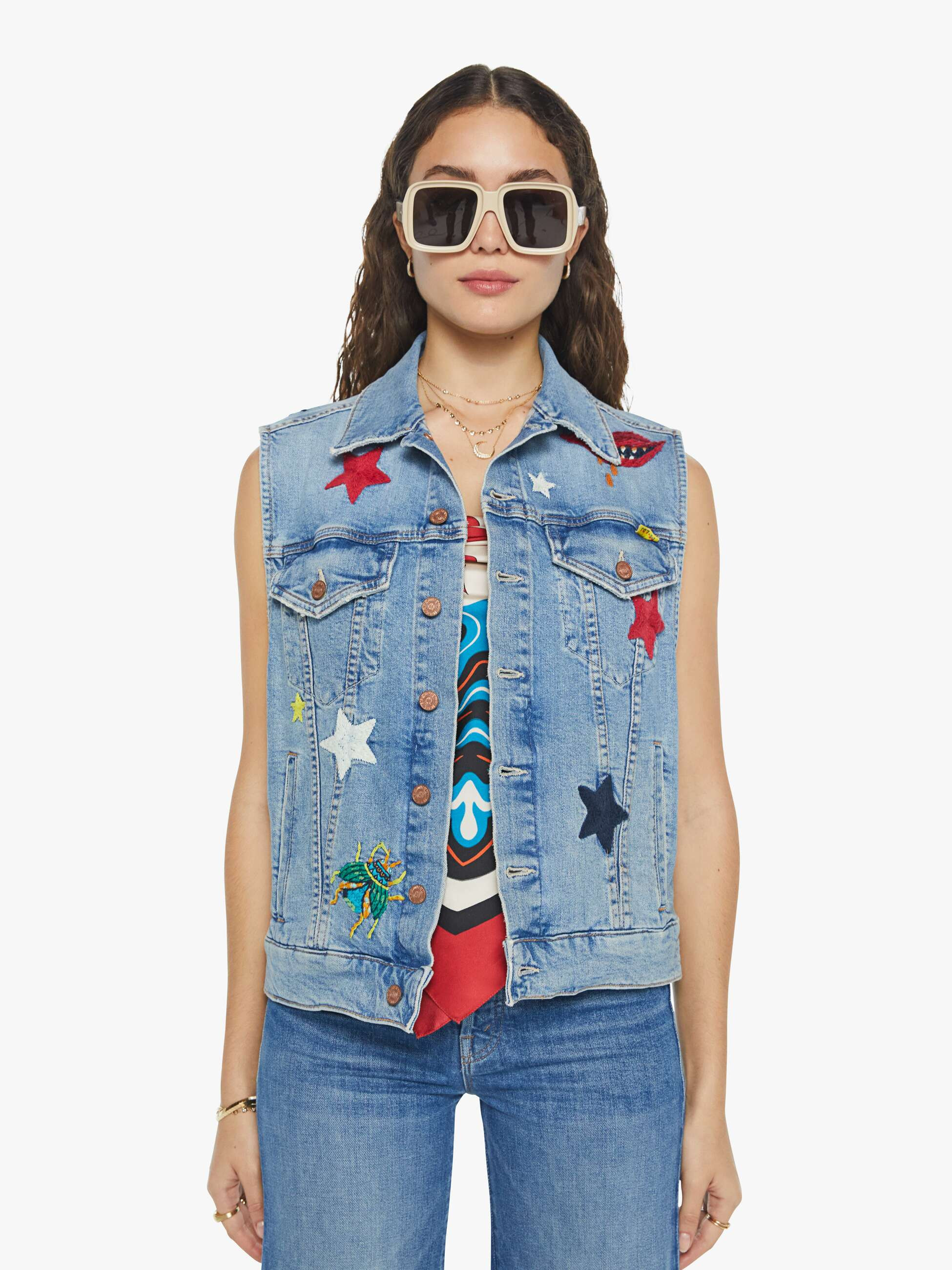 La DoubleJ x MOTHER The Clean Armhole Drifter Vest | Mother Denim