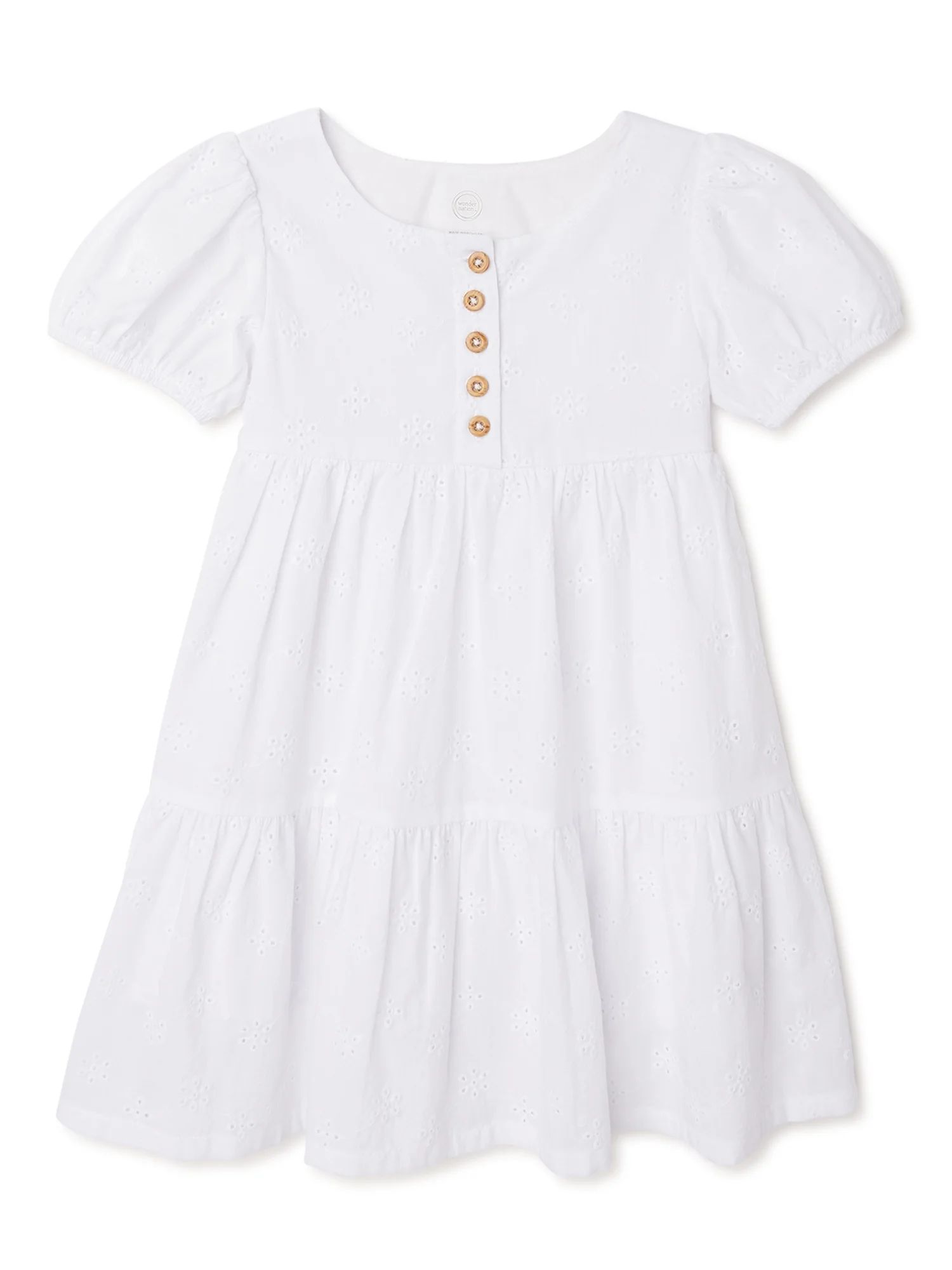 Wonder Nation Baby and Toddler Girls’ Woven Dress, Sizes 12M-5T | Walmart (US)