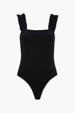 Ruffled Square-Neck Bodysuit | Forever 21 (US)